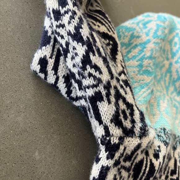 TALBOTS Lambswool Fair Isle Sweater, Size Medium - Picture 6 of 7